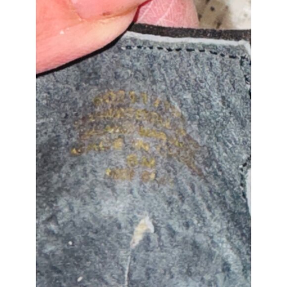 Lauren Ralph Lauren Black Crocodile Embossed Strappy Heels With Gold Buckle 6 - Picture 10 of 11